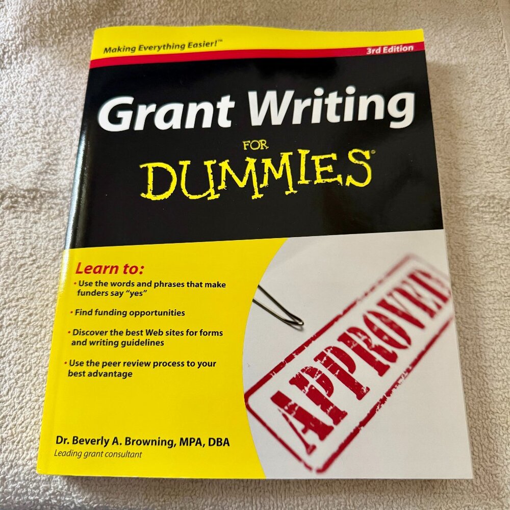 Grant Writing for Dummies Book, 3rd Edition